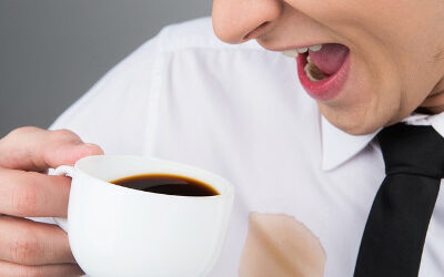 Enlever une tache de café