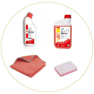 Kit de nettoyage spécial sanitaires